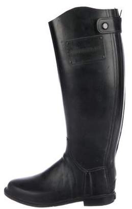 Burberry Rubber Rain Boots Black Rubber Rain Boots