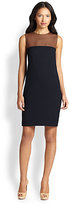 Thumbnail for your product : Akris Punto Wool & Leather Sleeveless Dress