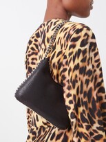 Thumbnail for your product : Stella McCartney Falabella Mini Faux Leather Shoulder Bag - Black