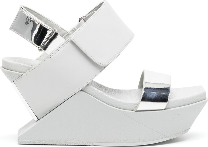 United Nude Delta 85mm wedge sandals - ShopStyle