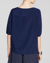 Thumbnail for your product : Lauren Ralph Lauren Silk Kimono Sleeve Top - Bloomingdale's Exclusive
