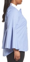 Thumbnail for your product : Vince Camuto Plus Size Women's Bell Sleeve Cotton Shirt
