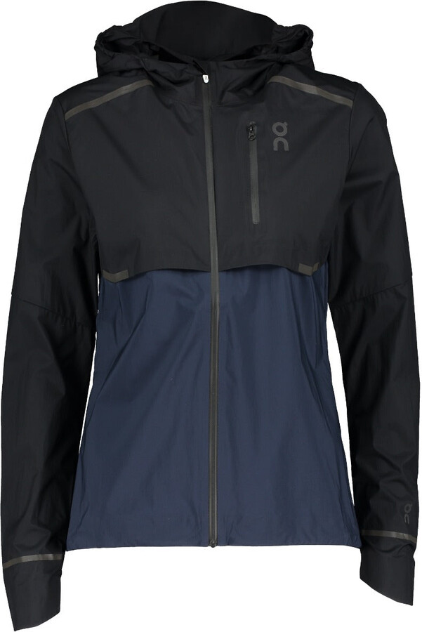 ON Running Womens Navy / Black Weather Jacket ShopStyle