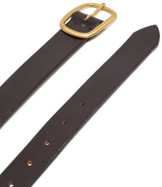 Maximum Henry - Patinated-leather Belt - Black