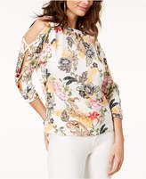 Thumbnail for your product : Thalia Sodi Embellished Split-Sleeve Top, Created for Macy's