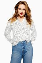 Thumbnail for your product : Topshop Heart Print Long Sleeve Shirt