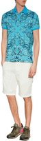 Thumbnail for your product : Etro Paisley Print Polo Shirt Gr. S