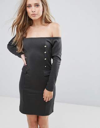 Supertrash Dourney Double Breasted Detail Dress