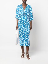 Thumbnail for your product : Diane von Furstenberg Floral-Print Midi Dress