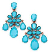 Thumbnail for your product : Oscar de la Renta Crystal Cluster Clip-On Chandelier Earrings