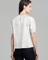 Thumbnail for your product : Rebecca Taylor Top - Silk Lace