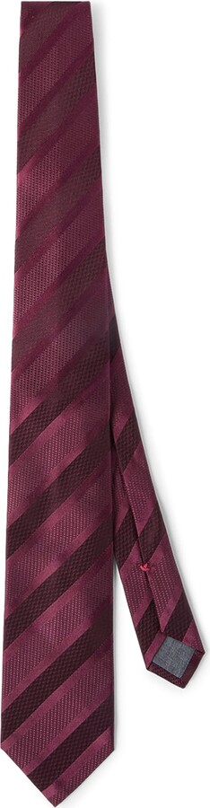 Brunello Cucinelli Silk Stripe Tie
