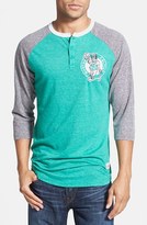 Thumbnail for your product : Mitchell & Ness 'Boston Celtics - Hustle Play' Tailored Fit Raglan Henley