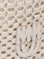 Thumbnail for your product : Miu Miu Macramé Drawstring Tote Bag