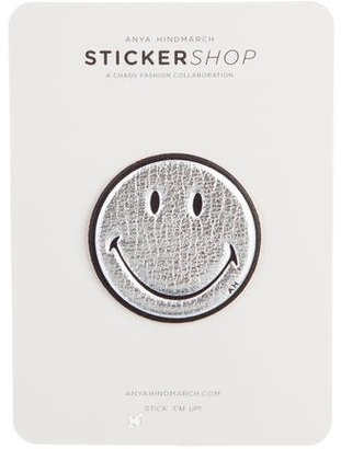 Anya Hindmarch Metallic Smiley Sticker w/ Tags