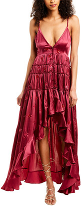 rococo sand melody strapless dress