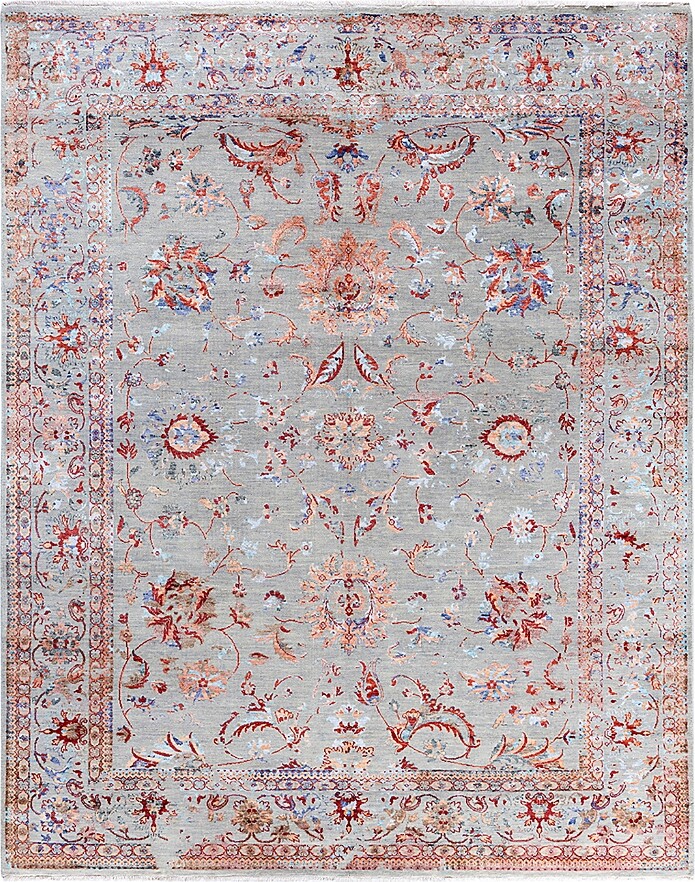 Bloomingdale's Indo Ikat M7602 Area Rug 8'1 x 10'3