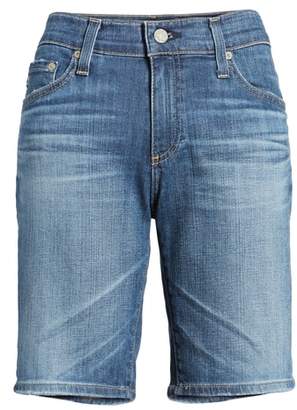 AG Jeans 'Nikki' Distressed Denim Bermuda Shorts