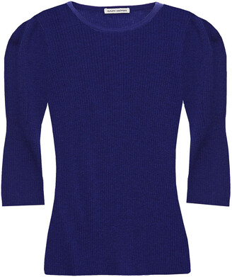Autumn Cashmere Ribbed Cashmere Top