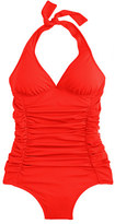 Thumbnail for your product : J.Crew D-cup ruched halter tank