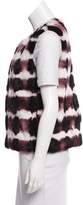Thumbnail for your product : Haute Hippie Fur Collarless Vest w/ Tags