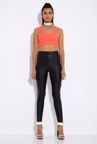Thumbnail for your product : Aq/Aq Black Coated Party Pants