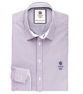 Thumbnail for your product : Thomas Pink Peerson Stripe Slim Fit Button Cuff Shirt