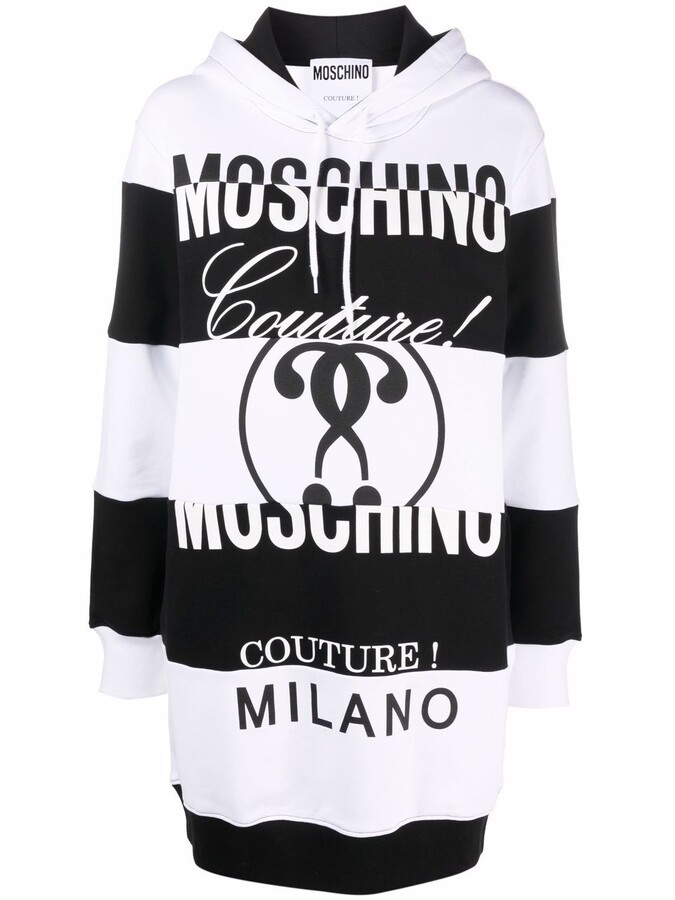 moschino hooded dress