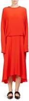 Thumbnail for your product : Cédric Charlier Tucked Pleat-Back Midi Dress