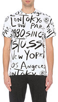 Thumbnail for your product : Stussy Scribble cotton-jersey t-shirt