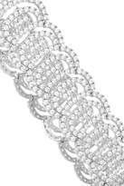 Thumbnail for your product : Kenneth Jay Lane Silver-tone Cubic Zirconia Choker