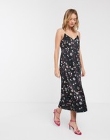 Thumbnail for your product : And other stories & jewel print pearl strap cami dress in black