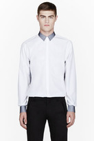Thumbnail for your product : Lanvin White grey-trimmed shirt