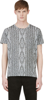 Thumbnail for your product : Marc by Marc Jacobs Grey Knit Print T-Shirt