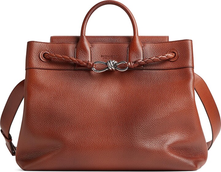 Bottega Veneta Small Calfskin Andiamo Voyager Holdall