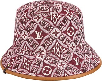 Louis Vuitton Monogram Constellation Bucket Hat In Beige