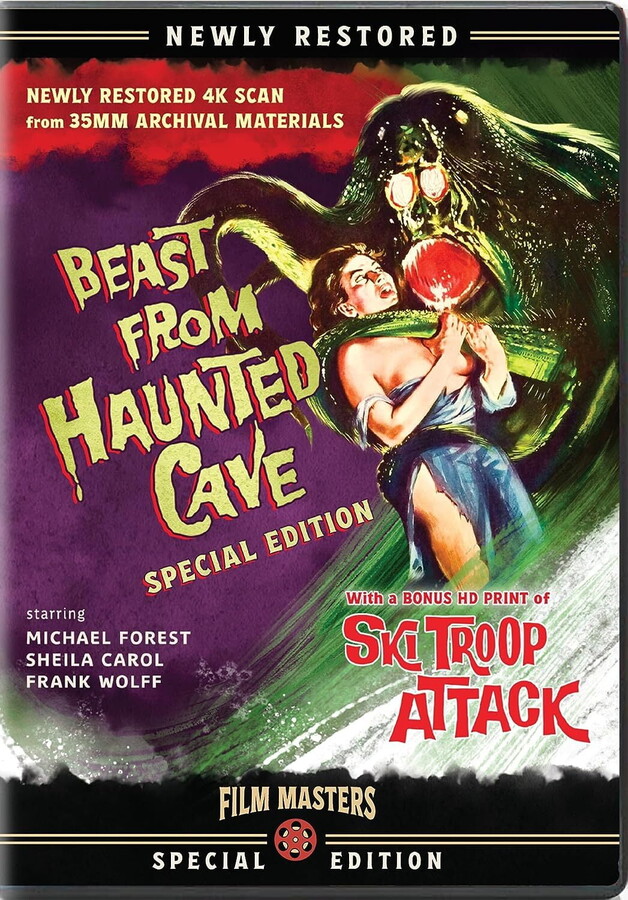 Film Masters Beast From Haunted Cave (1959) / Ski Troop Attack (1960)