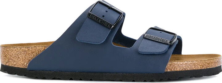 blue birkenstocks women's