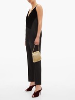 Thumbnail for your product : Givenchy Lace-trimmed Velvet Camisole - Black