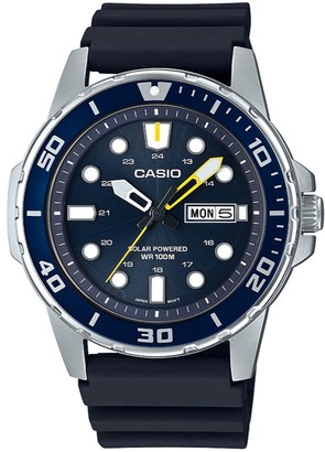casio quartz solar powered wr100m
