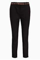 Thumbnail for your product : Next Womens Black Cotton Blend Twill Trousers