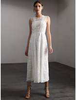 Thumbnail for your product : Burberry Sleeveless Macramé Lace Dress