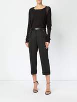 Thumbnail for your product : Vera Wang cropped tailored trousers