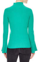 Thumbnail for your product : Sandro Windsor Tartan Estelle Ribbed Turtleneck Sweater
