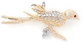 Thumbnail for your product : Addition Elle Bird Brooch with Stones