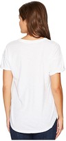 Thumbnail for your product : The Original Retro Brand Tacos and Siestas Slub Rolled Short Sleeve Tee (White) Women's T Shirt