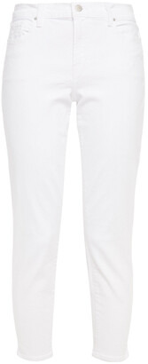 J Brand Cropped Mid-rise Skinny Jeans