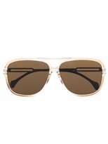 Thumbnail for your product : Gucci Eyewear Tinted Pilot Sunglasses