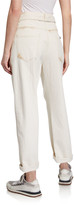 Thumbnail for your product : Brunello Cucinelli Hand-painted Belted Jeans