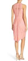 Thumbnail for your product : Adelyn Rae Lace High/Low Sheath Dress